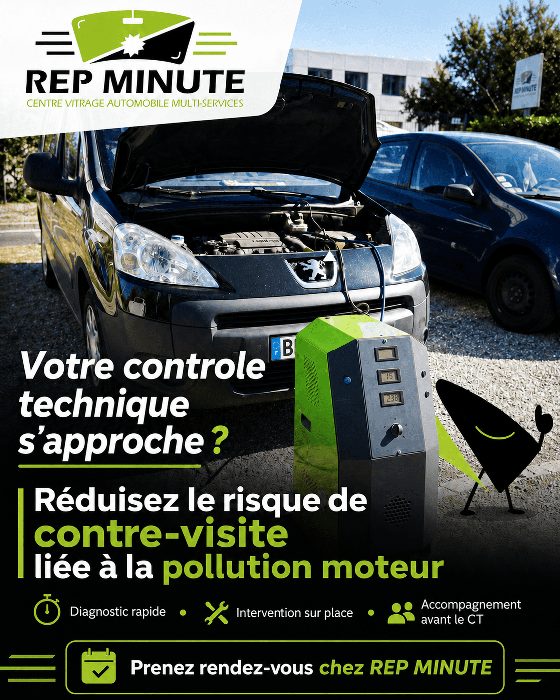 Visuel Rep Minute par Let Us Post 